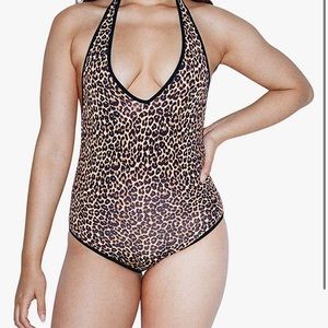 American apparel cheetah body suit